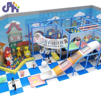 China Plastic Playground Fairy Tale City Theme Custom Design Commercial Indoor Kids Soft Playground Kids Play Equipment for sale