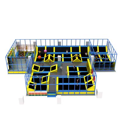 China 2020 Hot Sale China Guangzhou Domerry Plastic Amusement Wholesale Indoor Trampoline Park For Adult for sale