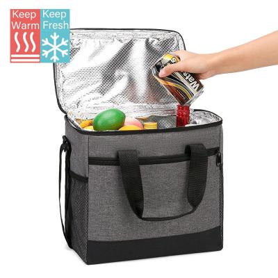 China Restaurant Custom Waterproof Large Cooler Bike Backpack Thermal Insulated Delivery Bag For Hot And Cold Food Cooler Bags for sale