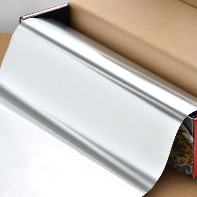 China Used For Adhesive Aluminum Foil Customized Food Grade Household 8011 Aluminum Foil Roll For Food Wrapping Cooking Frozen Barbecue for sale