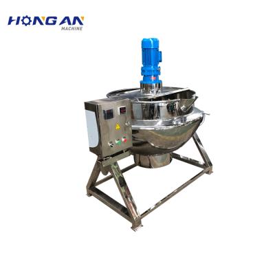 China Vegetable Processing Plant Stainless Steel Pharmaceutical Industrial Steam Coated Kettle for sale