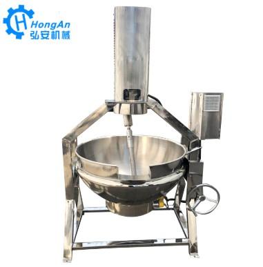 China Vegetable Processing Plant Industry Top Automatic Tomato Sauce Cooking Pot Ketchup Cooking Electric Kettle for sale