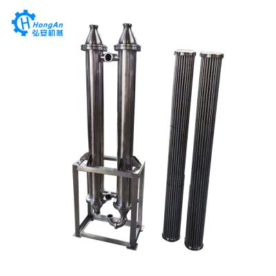 China food & Beverage Factory Food Grade Shell Exchanger Sauce Tomato Stainless Steel Heat Exchanger Tube Cool Twisted High Viscosity Heat Exchanger for sale