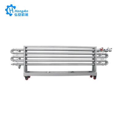 China food & Beverage plant factory price easy operation pipe heat exchanger for food berage industry for sale