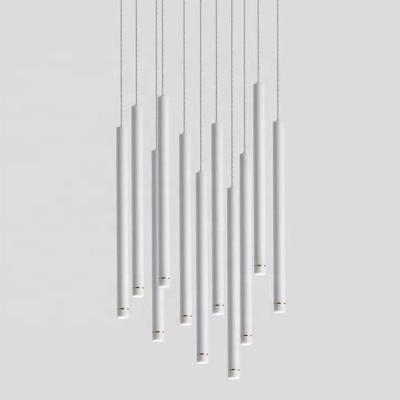 China Modern Silver Chandelier Push LED Lighting Modern Linear 6 Chandeliers Indoor Led Pendant Lamp Hexagonal for sale