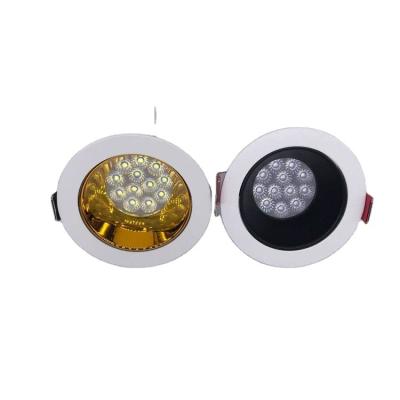 China Modern round recessed ceiling down light fixtures mr16 gu10 led spot lights fittings white for sale