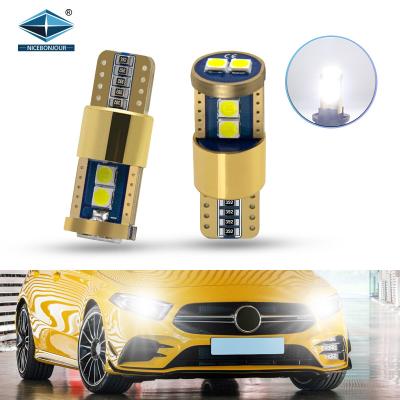 China Hot Selling Auto Lighting System 3030 Car Lights 6SMD Led Canbus For Corner Light W5W T10 Led Automotive Bulb For Car for sale