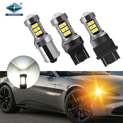 China auto lighting system factory direct 3030 27SMD led bulbs 1157 1156 T20 P21W BA15S T25 7443 turn signal light 7440 3156 3157 led for car for sale