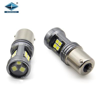 China Self Igniting 12V 3030 15SMD Foco High Level Shine Led T20 W21W P21W 1156 bA15S Turn Signal Light for sale