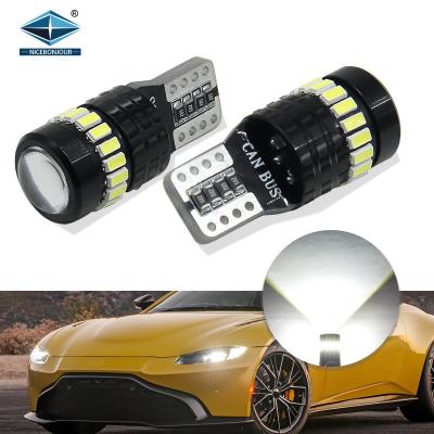 China Super Bright Auto Lighting System 3014 18SMD 3030 1SMD Canbus W5W 12V 24V T10 Led Lamp Bulbs With Constant Current for sale