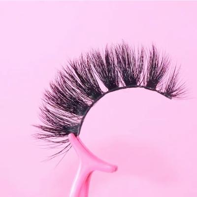 China OEM Wholesale Natural Faux Mink Eyelashes 3D Korean Silk Wispie Lashes for sale