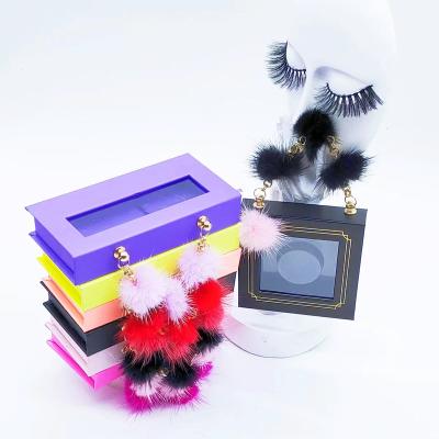 China Custom Private Label Lashes Packaging Box Magnetic Eye Lashes Storage Packaging Box For Eyelashes for sale