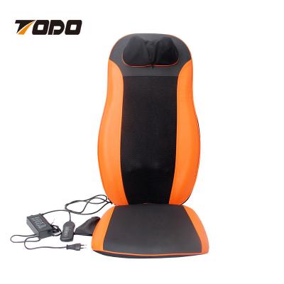 China Body Electric Back rolling Shiatsu Massaging Cushion Seat Car Home Massage Chair Cushion for sale