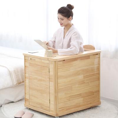 China Computer Control Panel Indoor Half body infrared wood dry steam sauna barrel room for sale