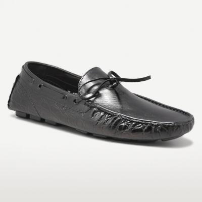 China Cushioning EXALTATION ODM Men's Cowhide Leather Moccasin Leather Moccasin Stylish Genuine Leather Loafers for sale