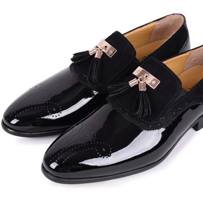 China Hot Selling Men's Breathable Loafers Slip On Men Leather Trim Wedding Shoes Brand Luxury Casual Men's Trend Shoes Fashion Shoes for sale