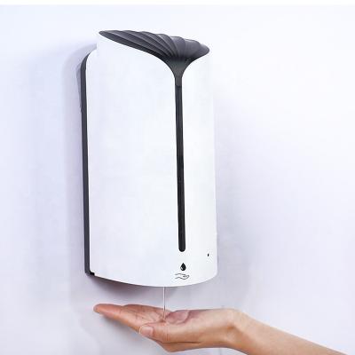 China 1200ml Modern Wall Mounted Automatic Soap Dispenser Liquid Gel Hand Wash Dispenser Hotel Shampoo Dispenser for sale