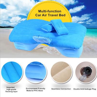 China Foldable Durable High Quality Durable Car Back Seat Air Mattress Inflatable Air Mattress Traveling Camping Car for sale