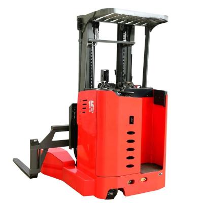 China Building Material Shops 4 Direction Side Reach Truck Electric With 360 Degree Wheel for sale