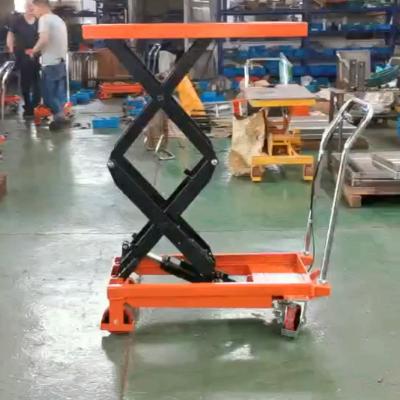 China Wholesale Scissor Lift Table Work Platform Small Light Mobile Lifting Equipment Mini Manual for sale