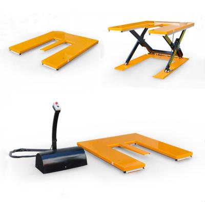 China Building Material Stores Warehouse Electric Hydraulic Scissor Lift Work Platform for sale