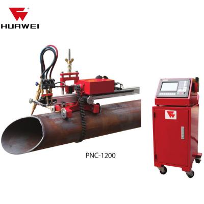 China Aluminum Metal Stainless Steel Carbon Steel CNC Pipe Tube Plasma Cutting Machine New PNC-1200A Automatic Design For Any Shape Project Connecting for sale