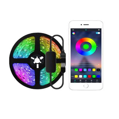 China Commercial Using Dream Color LED Strip Lights APP Controlled 5m/16.4ft LED Lights With Multicolor Waterproof RGB LED Strips for sale