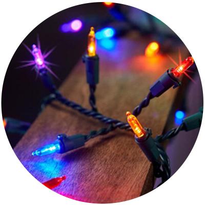 China Christmas String Lights Outdoor Replaceable Festival Decor Decorative Lighting Home Lights 7M Christmas Lights LED for sale