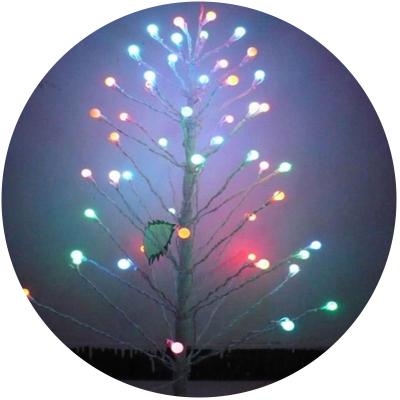 China Eco-friendly Artificial Christmas Tree Light Led Festival Christmas Light For Decoration Holiday Lighting for sale