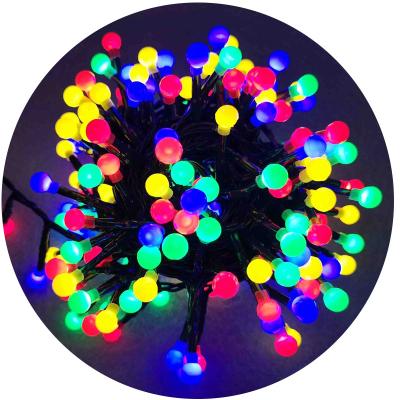 China Small String Ball Light Sphere Christmas Lighting LED Dimmable Multicolor Wedding Party Decor Decorative Fairy Lights 8 Modes for sale