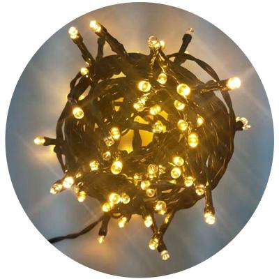 China Decorative Christmas Lighting LED String Fairy Curtain Lights Decorative Christmas Tree Garland Holiday Lights for sale