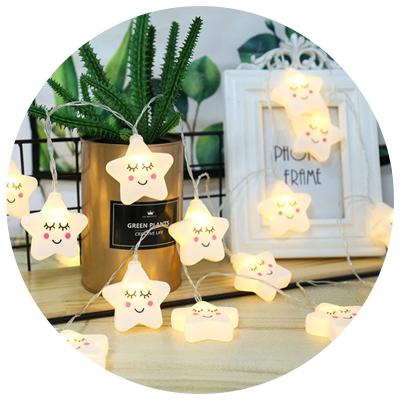 China Christmas Decorative Lighting Led Wedding Light Home Cute Soft Plastic String Party Light Night Cloud Cloud Decoration Fairy Lights for sale