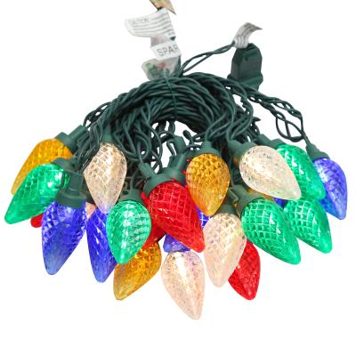 China Festival certified multicolor C7 c9 socket led christmas string lights for holiday decoration for sale