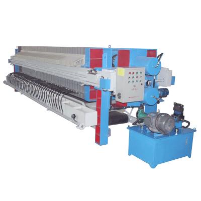 China Sewage Dewatering Stainless Steel Medicine Industry Food Grade Membrane Chamber Filter Press With Double Qil Cylinder for sale