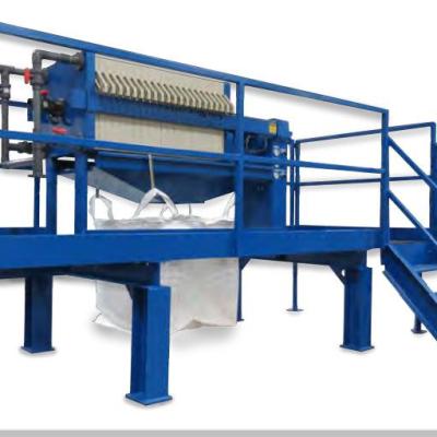 China Sewage Dewatering 1500 PP General Hydraulic Membrane Filter Press Specially For Carrageenan for sale