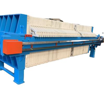 China Hotels Shen Hong Fa Program Controlled Automatic Chamber Cotton Cake Shift Filter Press For Alumina Sewage for sale