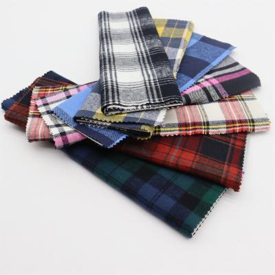 China Sustainable Yarn Dyed Check Fabric 100% Cotton Yarn Dyed Plaid Fabric For Winter Shirts for sale