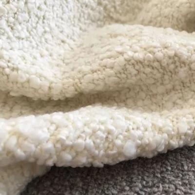 China Small Breathable Faux Fur Sofa Fabric by MOQ Teddy Skin Like Plush Fabric for sale