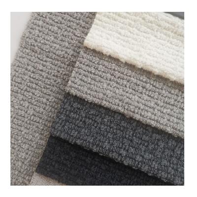 China Wholesale Factory Direct Sale Breathable Wool Blend Boucle Fabric Faux Wool Upholstery Textile For Furniture for sale