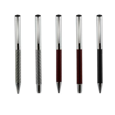 China 2021 Daily New Design Metal Carbon Fiber Roller Pen For Business Gift for sale