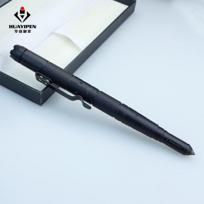 China Write the & Self-defense 3 in 1 Glass Ball Pen Metal Tactical Pen Wholesale Multifunctional Breakout Pen with LED Light for sale