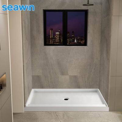 China Modern SeaWin Non Slip Compound Shower Tray Base Custom Shower Base for sale