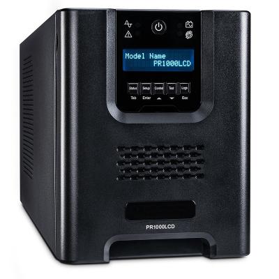 China 1000AVR Intelligent LCD UPS System 1000VA/600W Offline UPS Power Supply 9 Outlets For Computer for sale