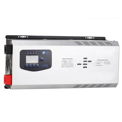 China Home appliace/office equipment/pure sine wave solar system 1kw 2kw 3kw 4kw 5kw 6kw 7kw all in one solar inverter with MPPT charge controller for sale