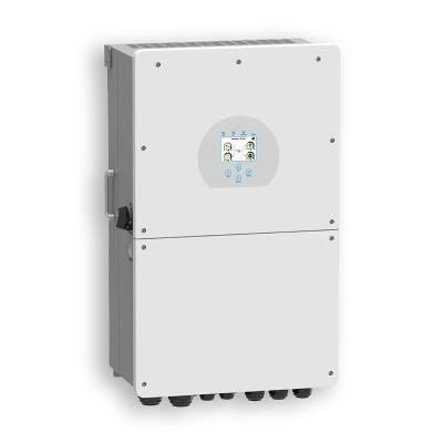 China WIFI GPRS Wall Mounted Hybrid On/Off Grid Inverters 12kw 15kw 16KW 2 MPPT Solar Inverter Single Phase for sale