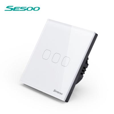 China Luxury Remote Standard Smart Wireless LED Wall Light Strip EU/UK SESOO Smart Switch EU/UK SESOO Smart Remote Control Switch for sale