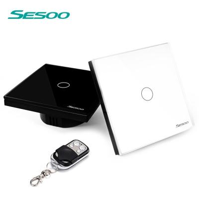 China Smart Home Home Automation Hot Selling SESOO EU/UK Standard Products Wall Remote Lamp Switch for sale