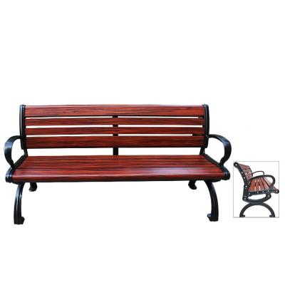 China Great Room Saving Due To Knocked-Down Delivery Furniture Outdoor Garden Bench Aluminum Bench With Cast Aluminum Leg for sale