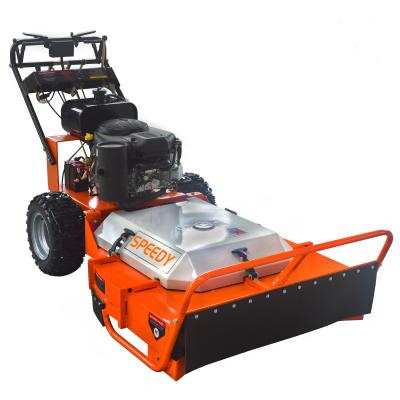 China 4-Stroke SPY-36BB Fast 36 Inch Cutting Width Petrol Brush Mower Self Propelled Walk Behind With Twin 20HP V Loncin Briggs&Stratton Engine for sale