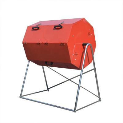 China Topdressing SPY-FT270 270L Metal Quick Compost Bin For Garden Equipment Outdoor Topdressing Rotating Compost Bin for sale